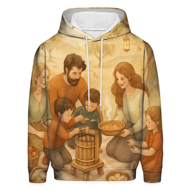 Thankful Orchard Picnic custom hoodies