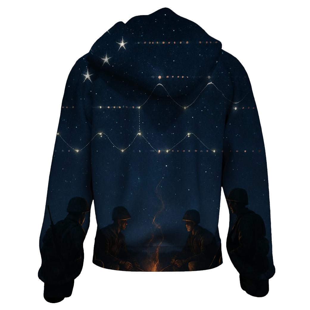 Patriotic Morse Sky custom hoodies