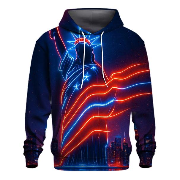 Liberty Neon Skyline zip-up hoodies