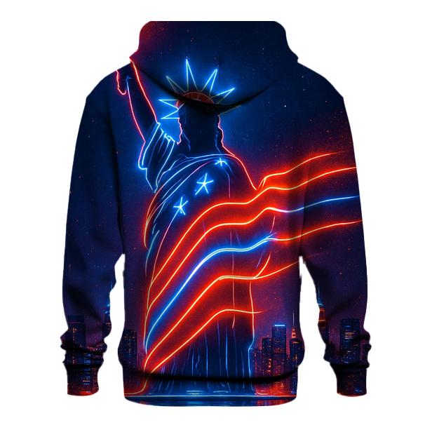 Liberty Neon Skyline zip-up hoodies