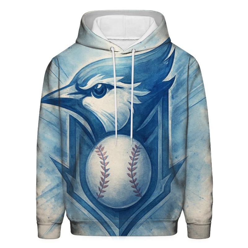 Blue Jays In Motion Crest pullover hoodies