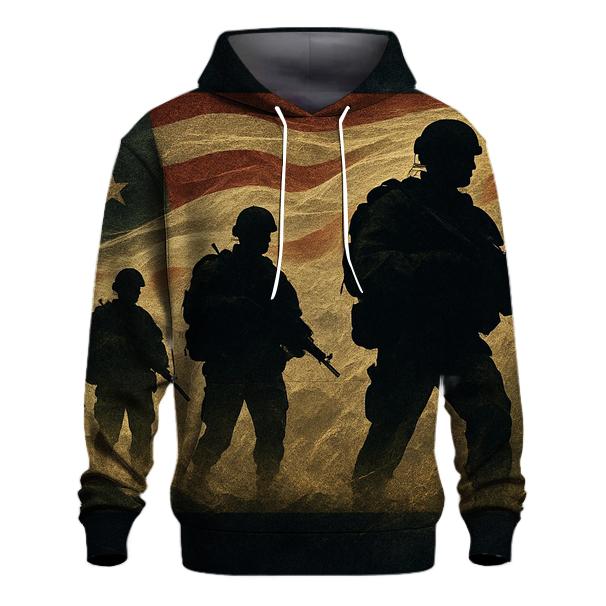 Ranger Silhouette Banner embroidered hoodies