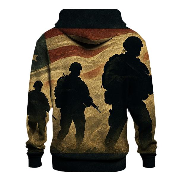 Ranger Silhouette Banner embroidered hoodies