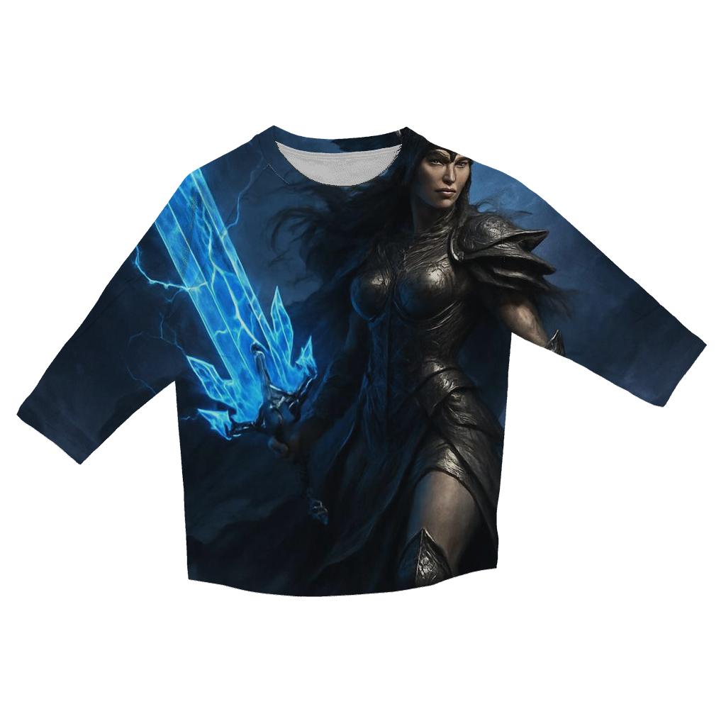 Crystal Blade Valkyrie casual three quarter sleeve shirts