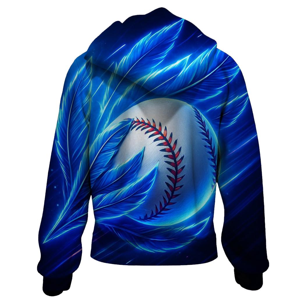 Blue Jays Feather Storm custom hoodies