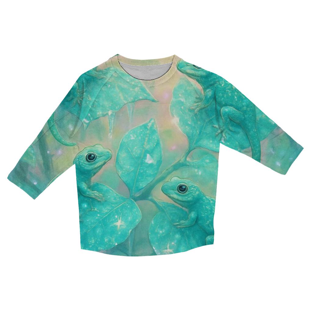 Glittering Gecko Grove custom 3/4 sleeve shirts