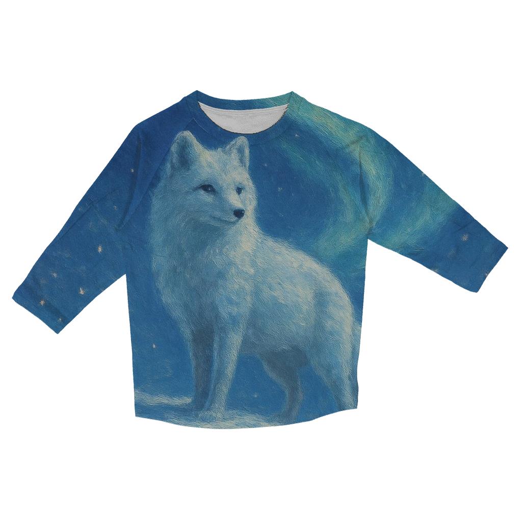 Silver Arctic Fox Vigil fashion 3/4 sleeve shirts