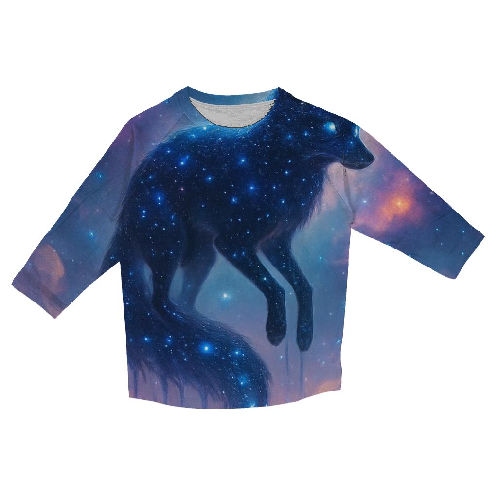 Galactic Fox Spirit designer 3/4 sleeve blouses