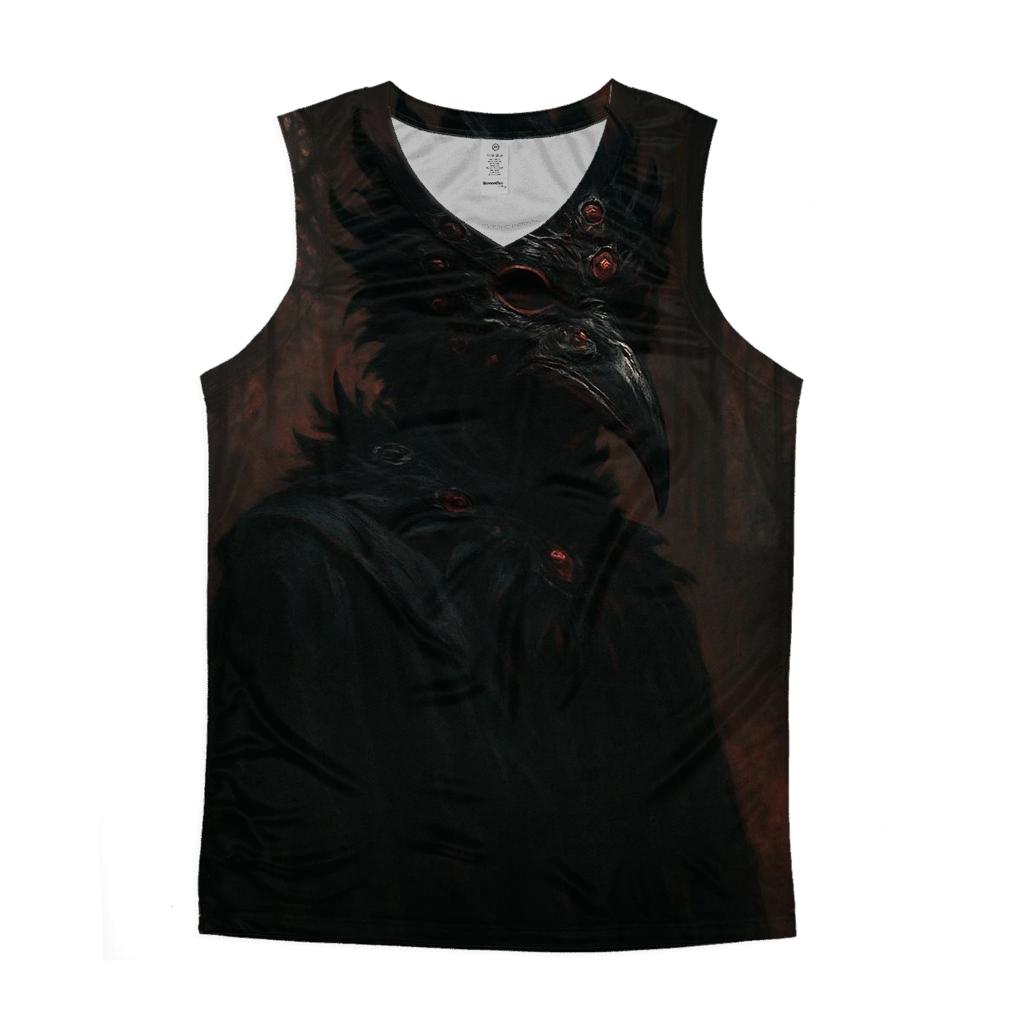 Gothic Raven Masquerade designer workout tanks