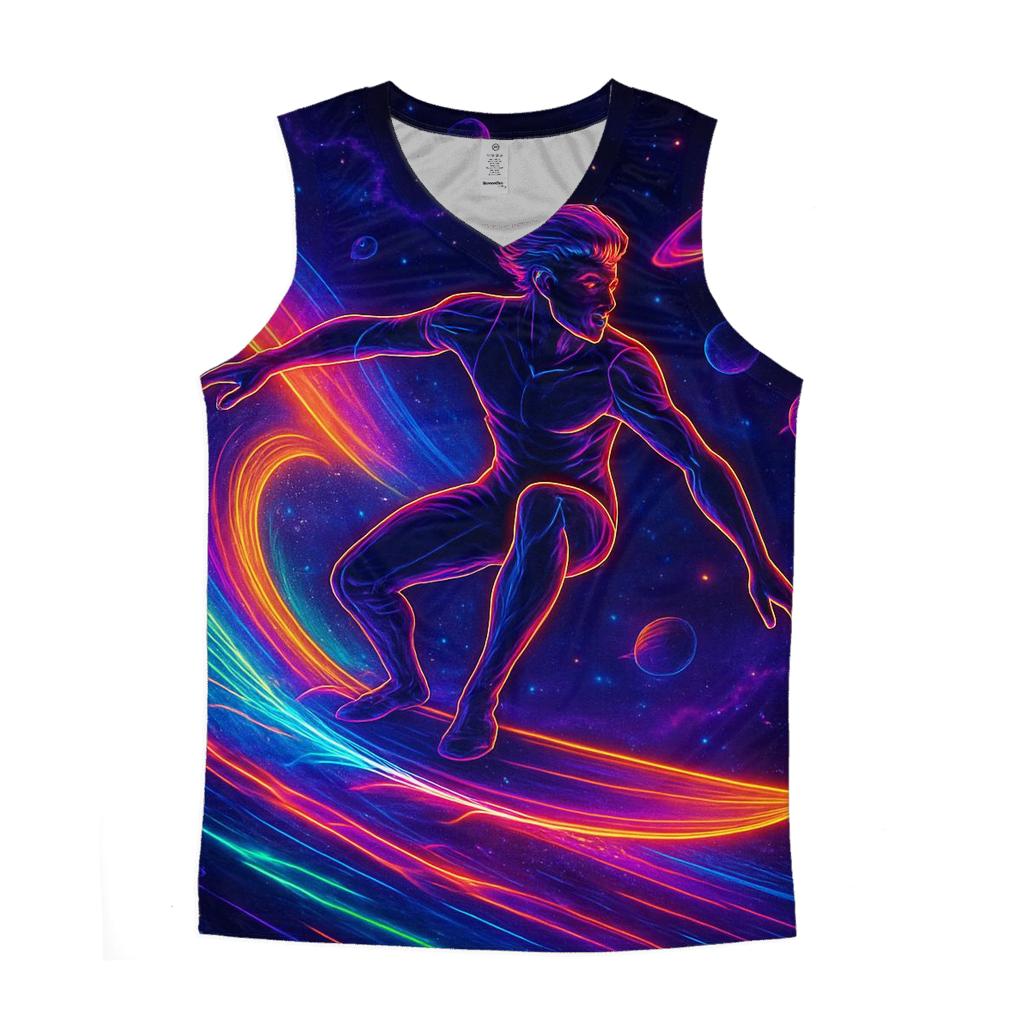 Galactic Surf Rider casual summer tank tops