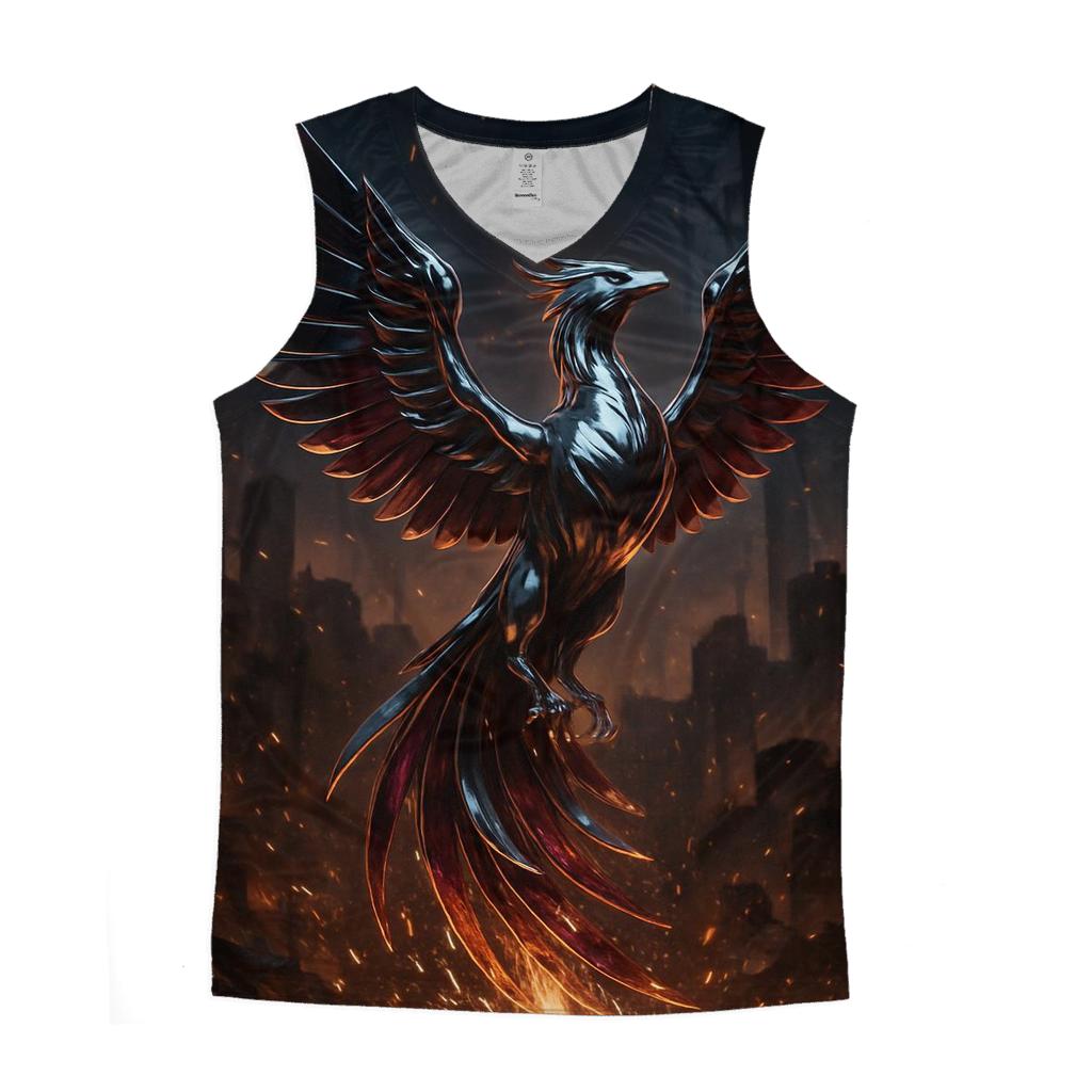 Chrome Phoenix Rebirth custom tank tops