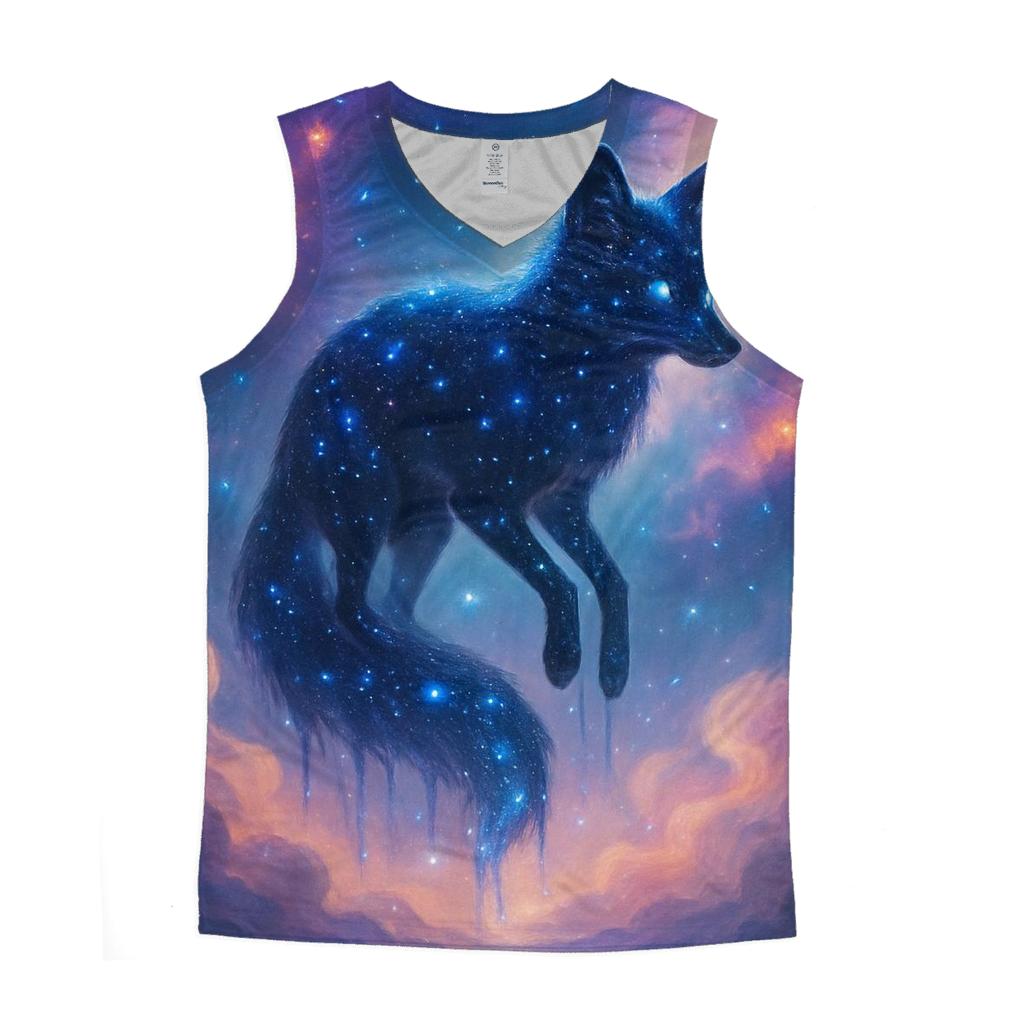 Galactic Fox Spirit casual summer tank tops