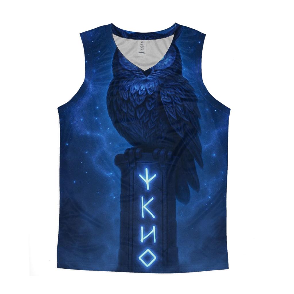 Starry Owl Shaman casual summer tank tops