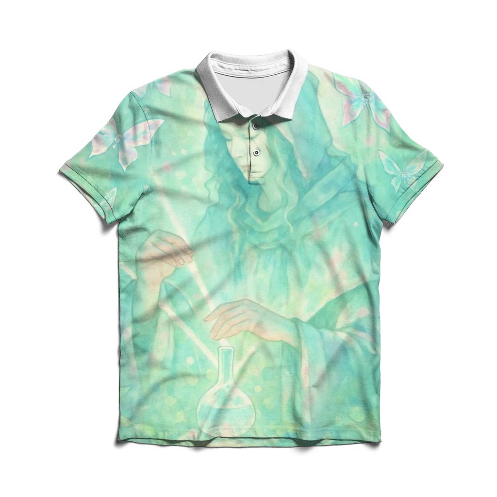Crystal Butterfly Alchemist custom polo shirts