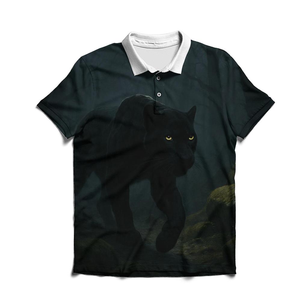 Silent Forest Stalker stylish collar polo tees