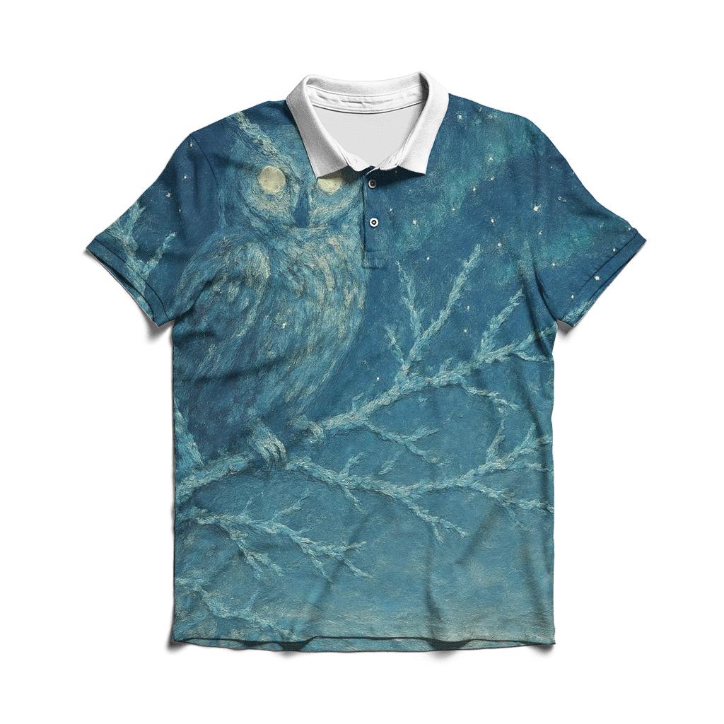 Frostbitten Owl Oracle stylish collar polo tees