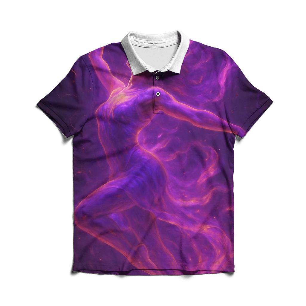 Violet Flame Dancer designer slim fit polos