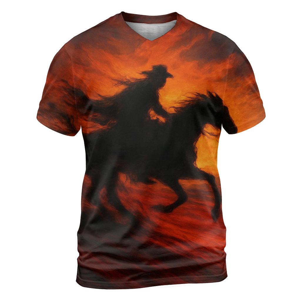 Phantom Rider Of The Desert trendy printed shirt styles