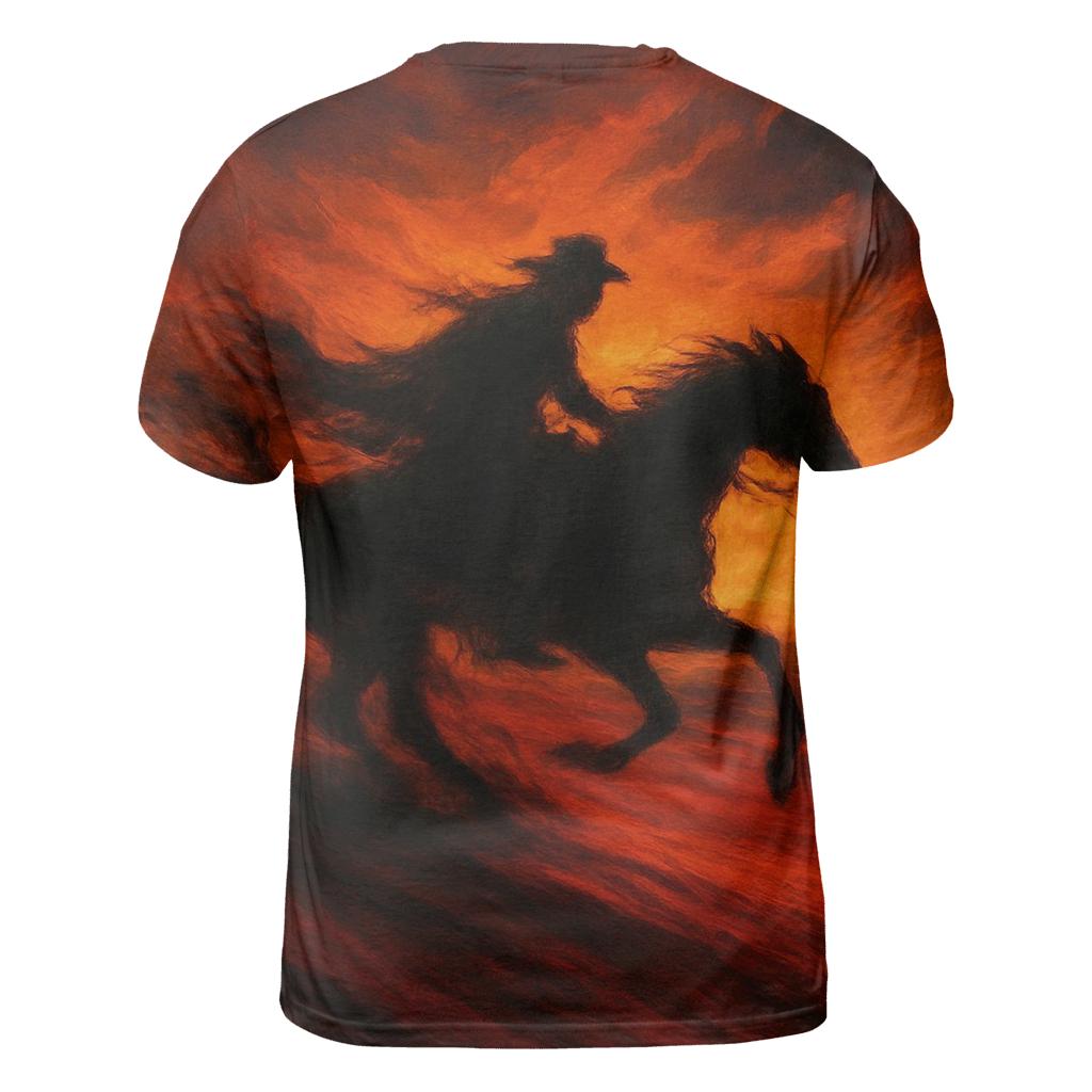 Phantom Rider Of The Desert trendy printed shirt styles