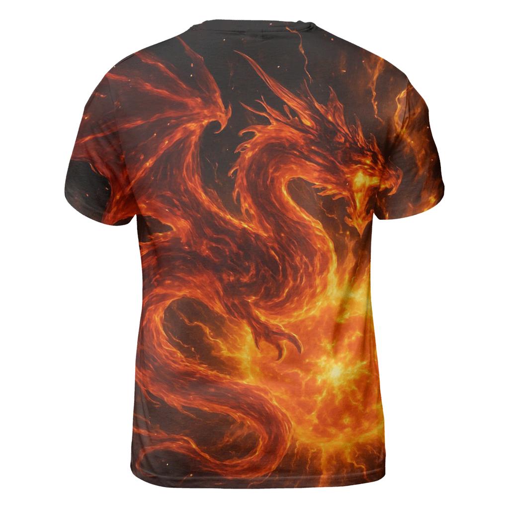 Solar Flare Dragon personalized full print shirts