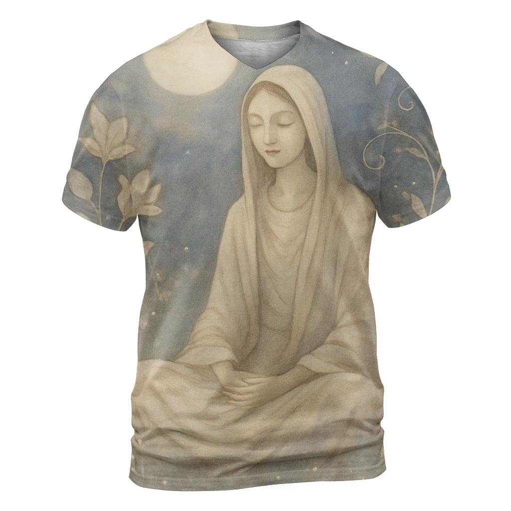 Lunar Garden Watcher trendy printed shirt styles