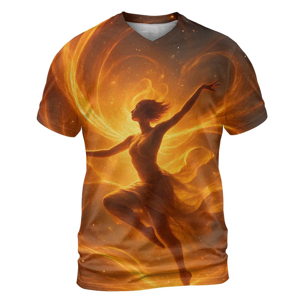 Solar Winds Dancer creative print fashion shirts