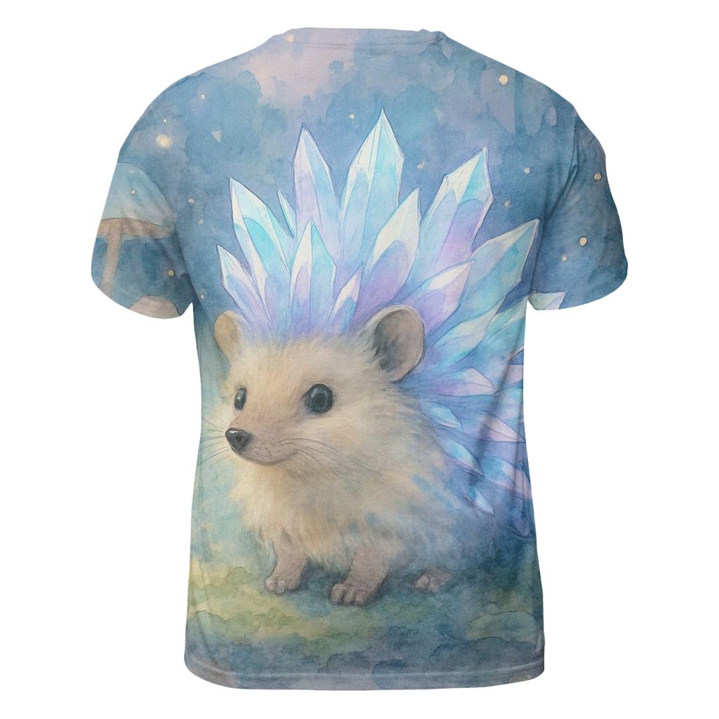 Glowing Crystal Hedgehog custom all-over print shirts