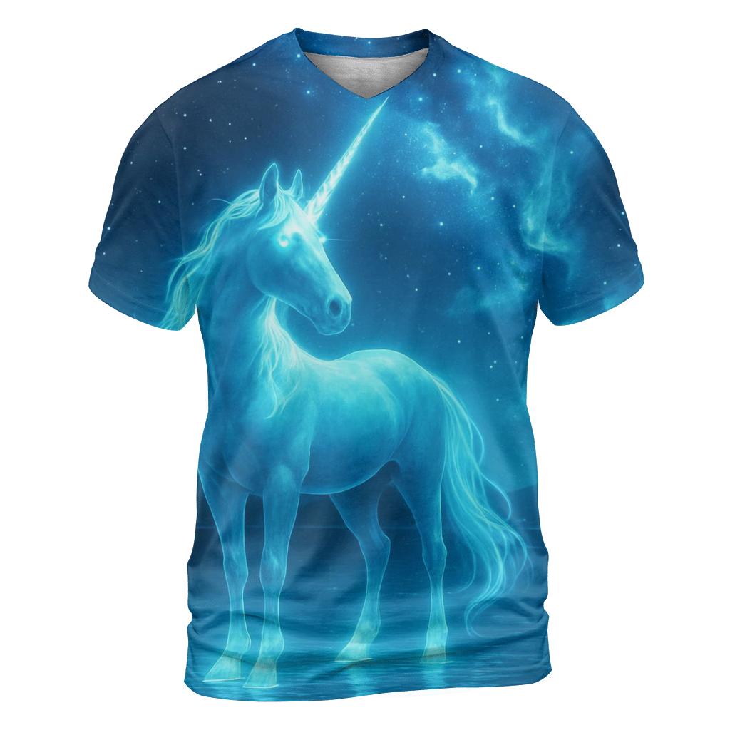 Glowing Mythic Unicorn custom all-over print shirts