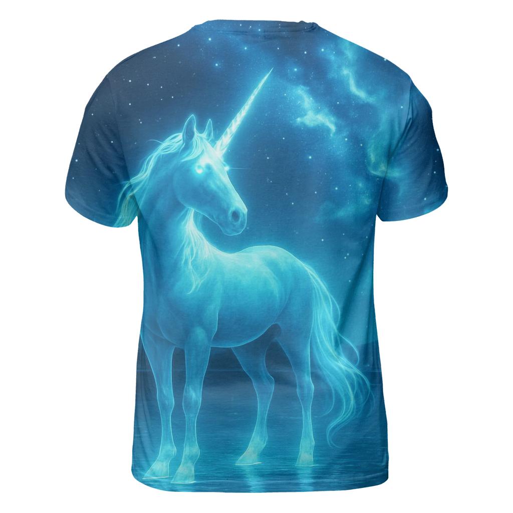 Glowing Mythic Unicorn custom all-over print shirts