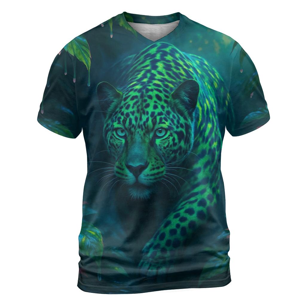 Electric Rainforest Jaguar custom all-over print shirts