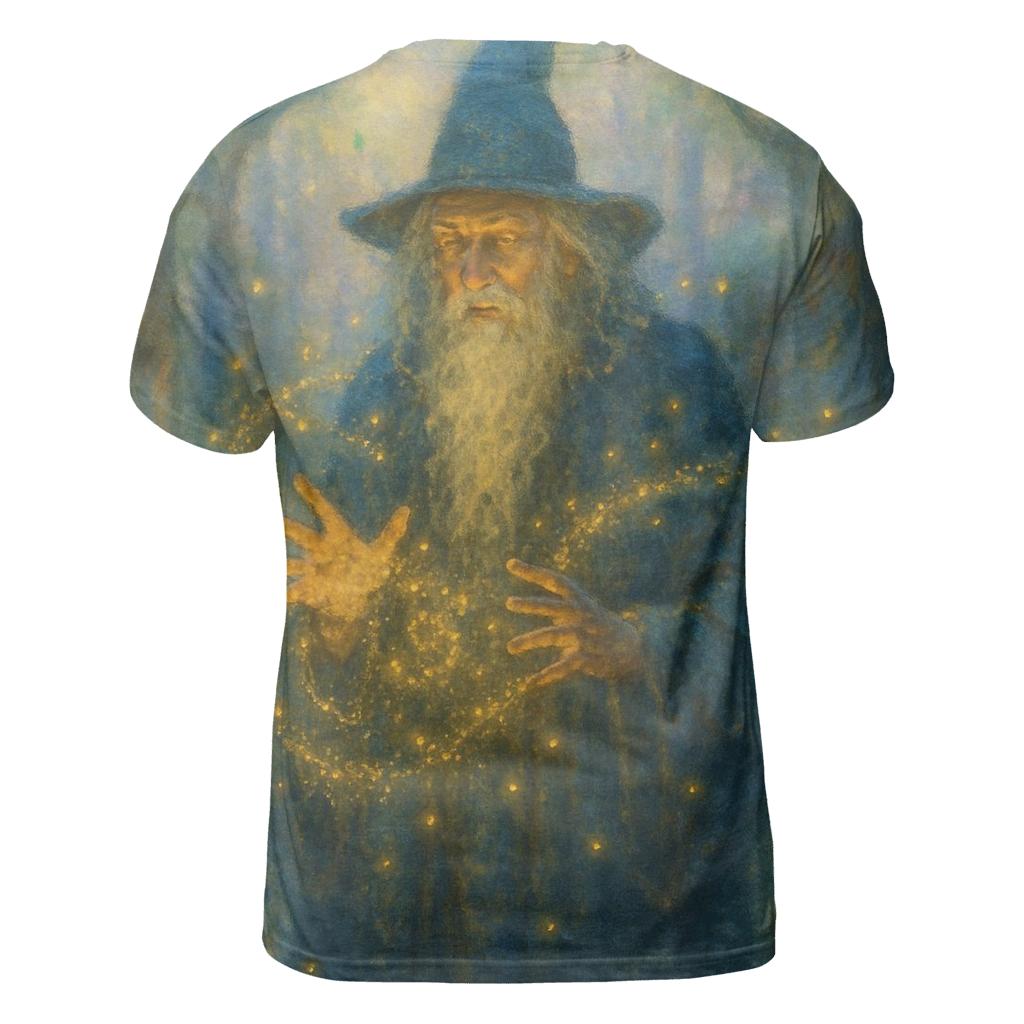 Luminous Firefly Wizard creative print fashion shirts