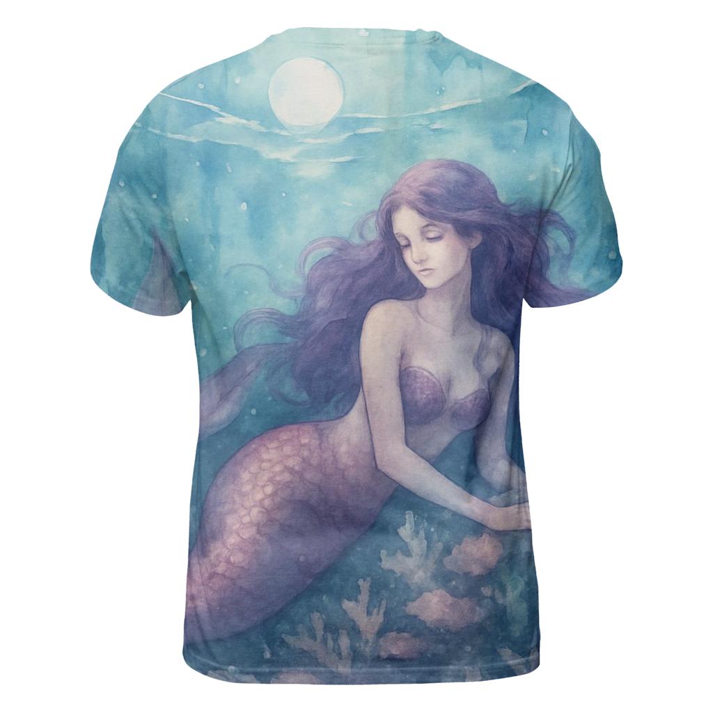 Violet Tide Mermaid personalized full print shirts