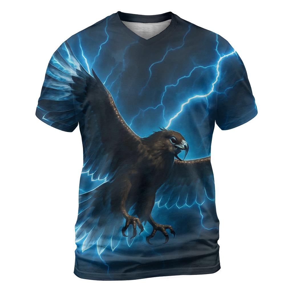 Silver Thunder Hawk custom all-over print shirts