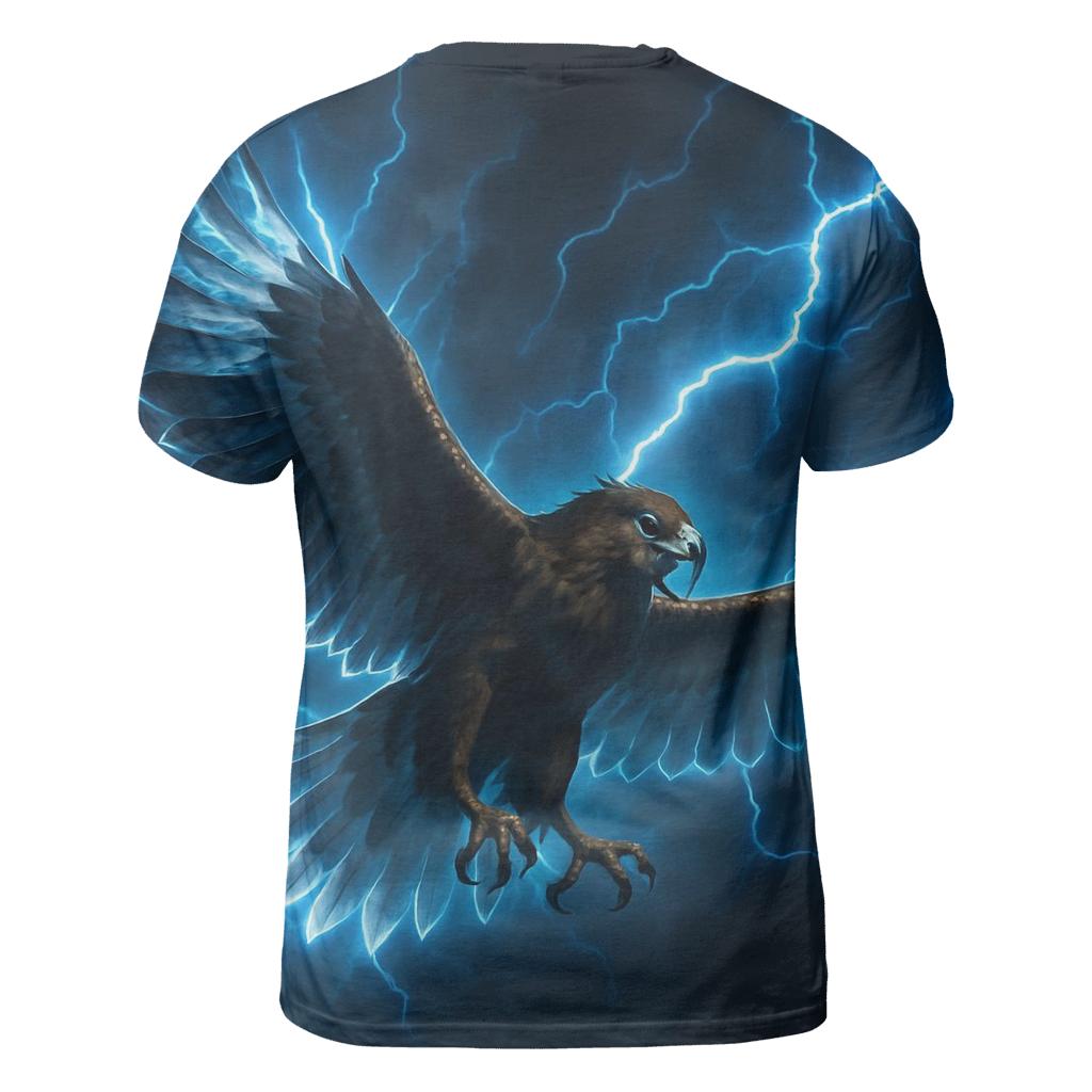 Silver Thunder Hawk custom all-over print shirts