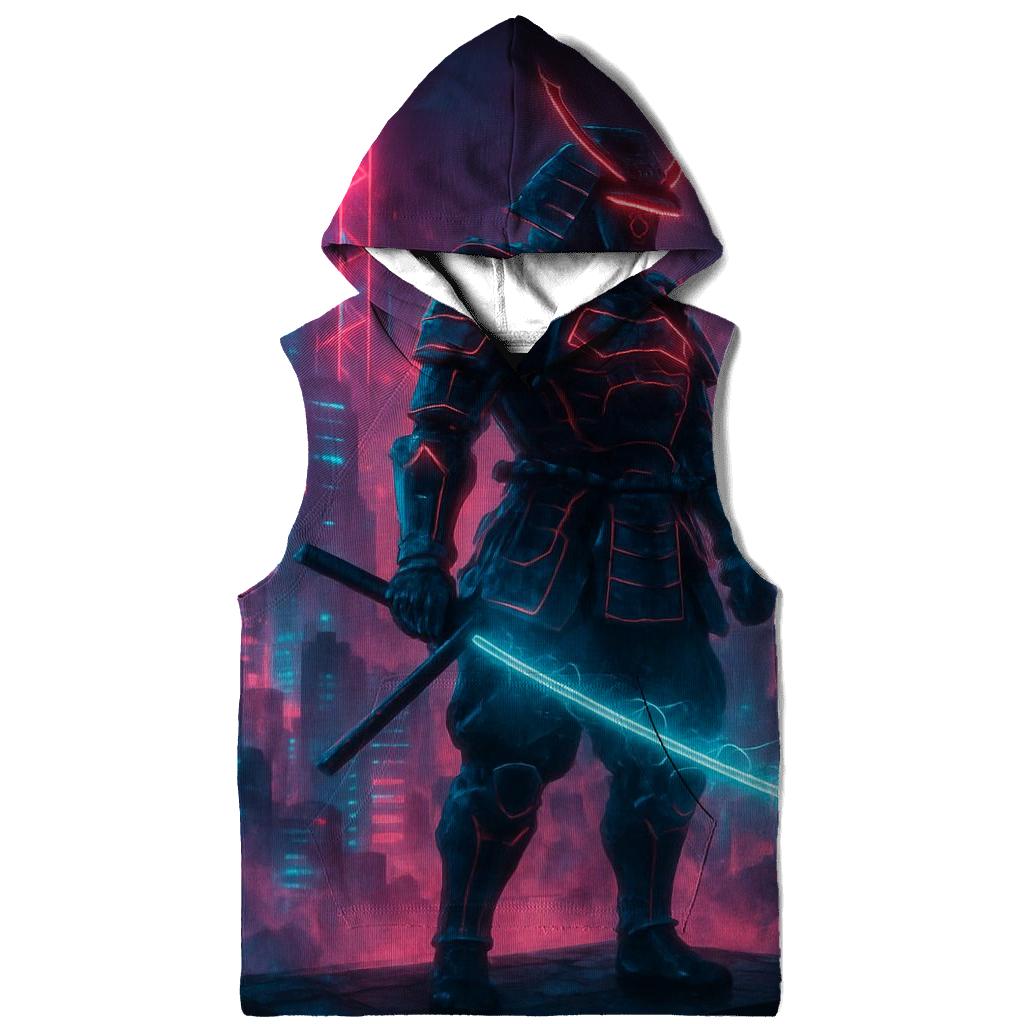 Neon Samurai Skyline lightweight hoodies