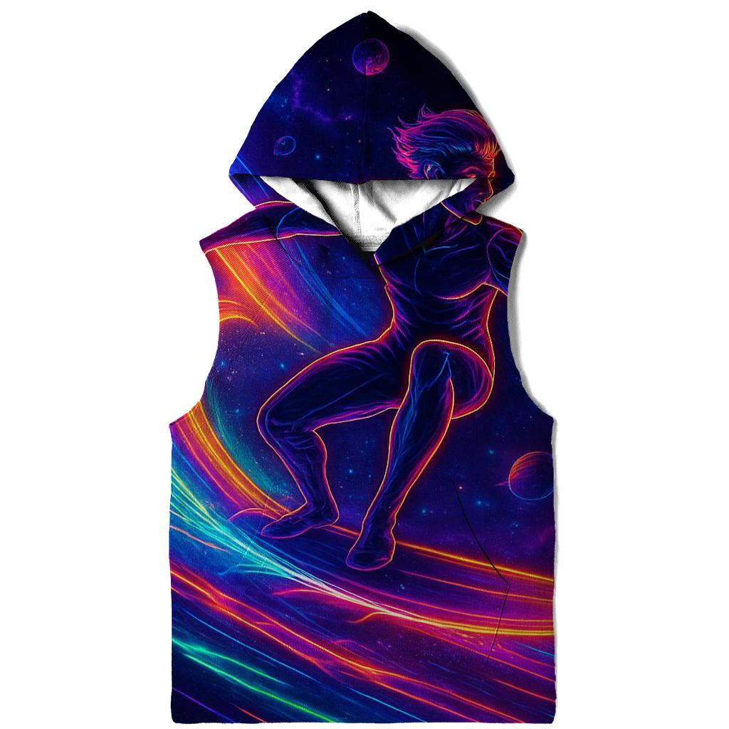 Galactic Surf Rider zip-up hoodies