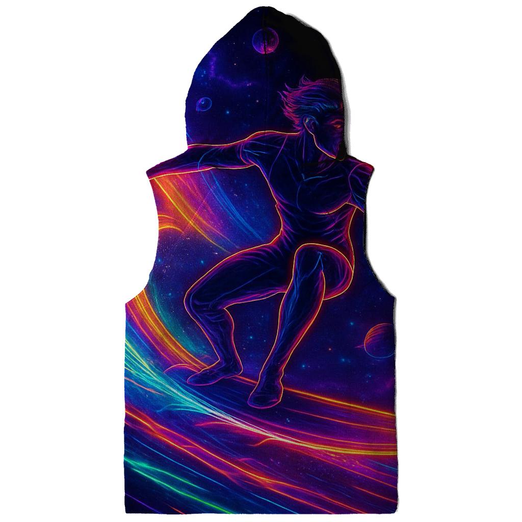 Galactic Surf Rider zip-up hoodies