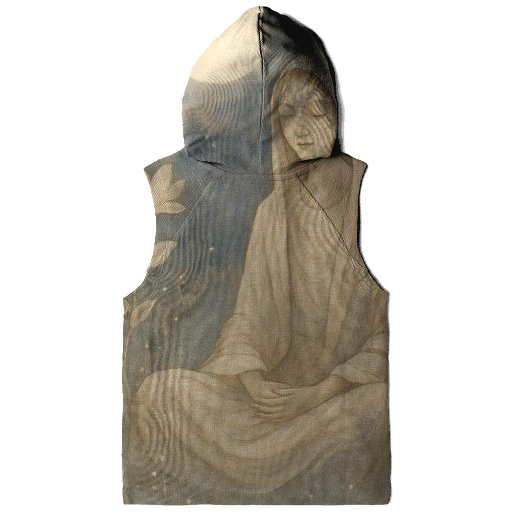 Lunar Garden Watcher printed hoodies