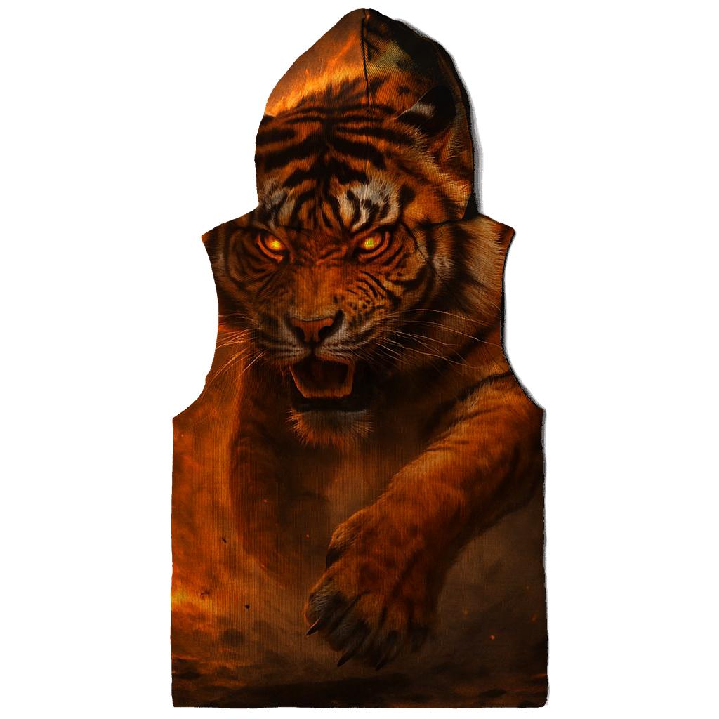 Inferno Tiger Charge pullover hoodies