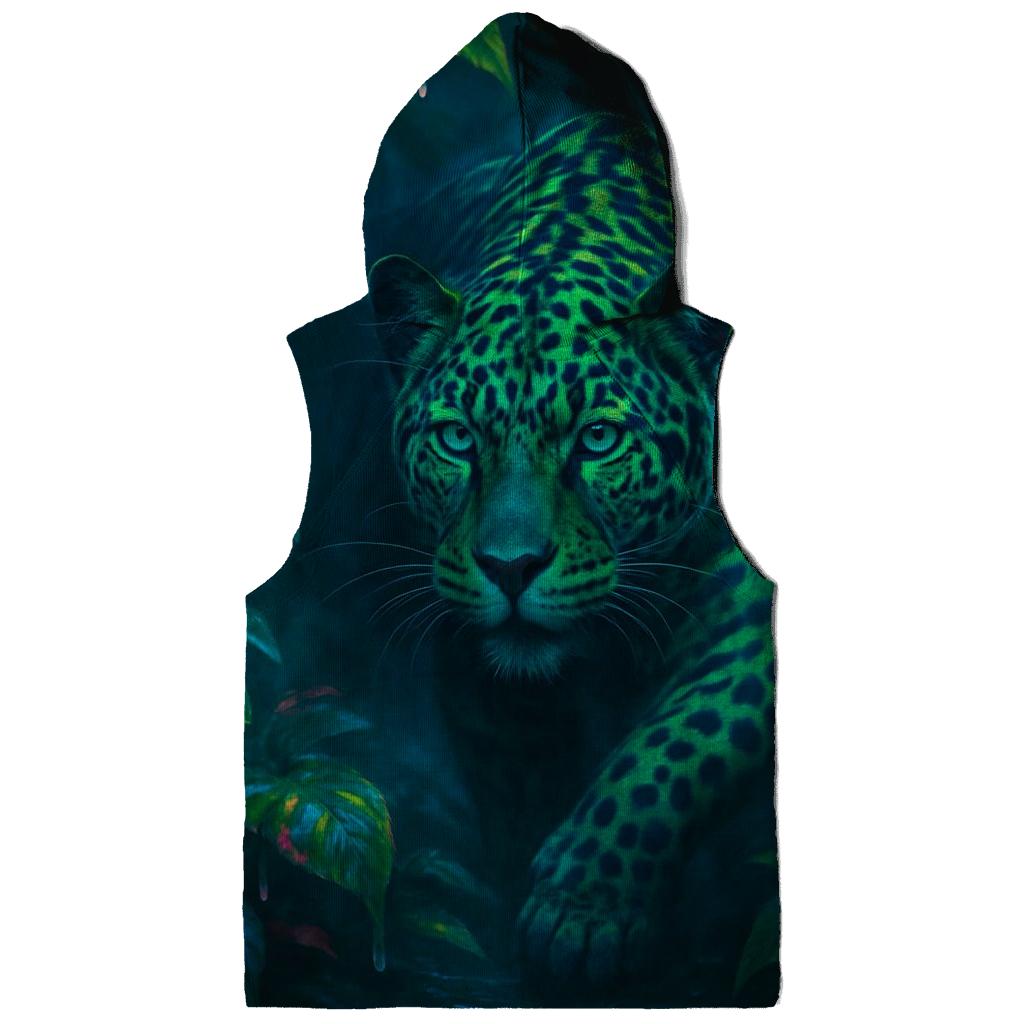 Electric Rainforest Jaguar graphic hoodies