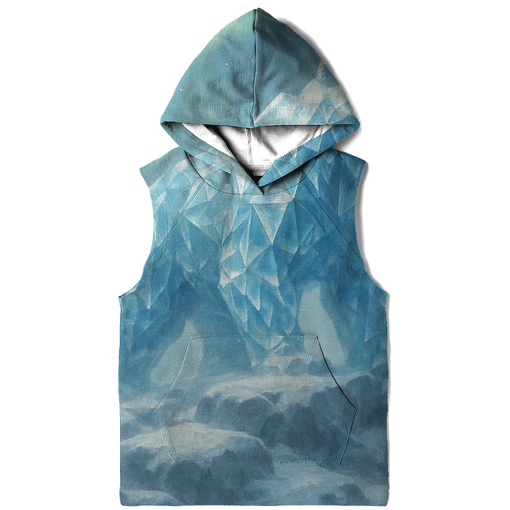 Frosted Crystal Bear zip-up hoodies