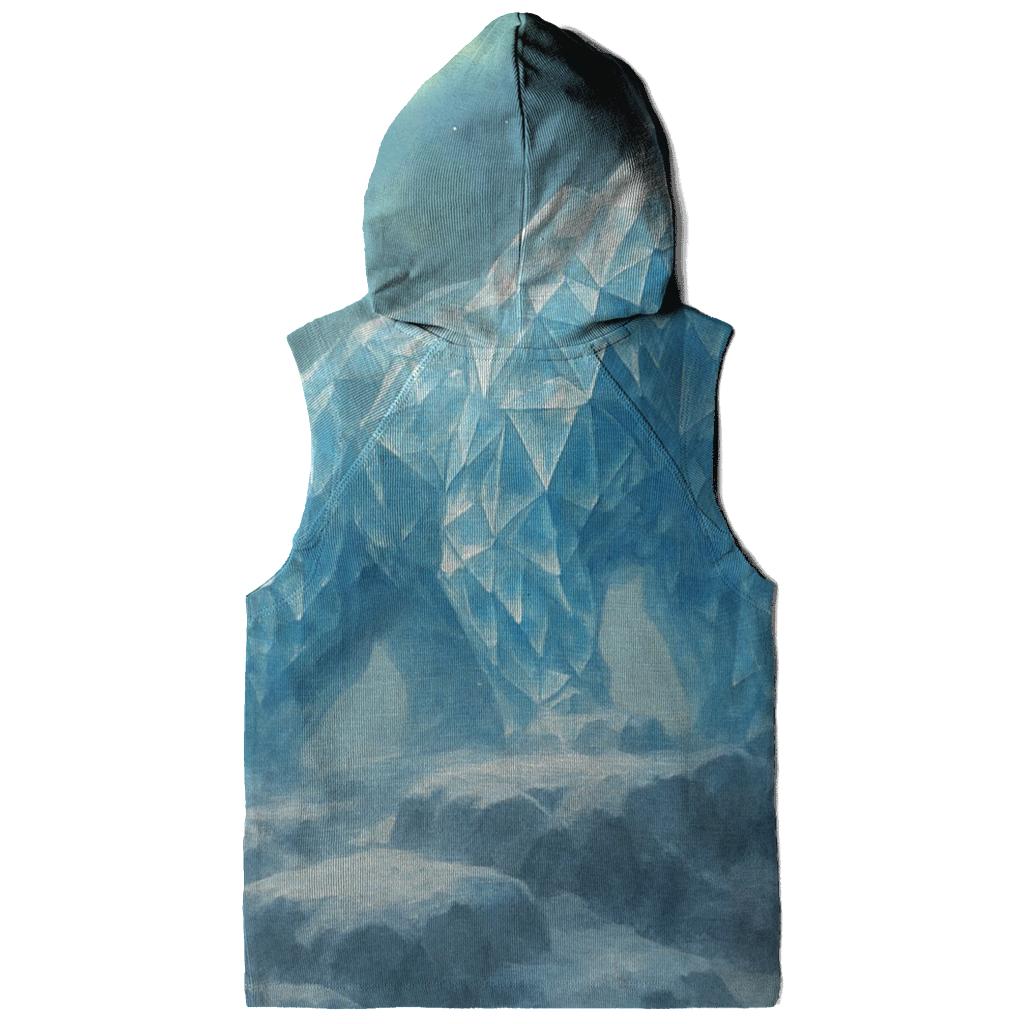 Frosted Crystal Bear zip-up hoodies