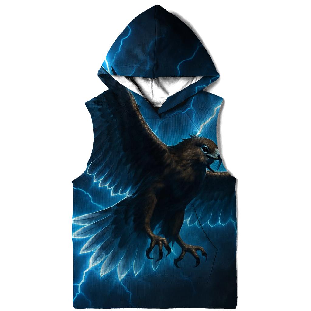 Silver Thunder Hawk heavyweight hoodies