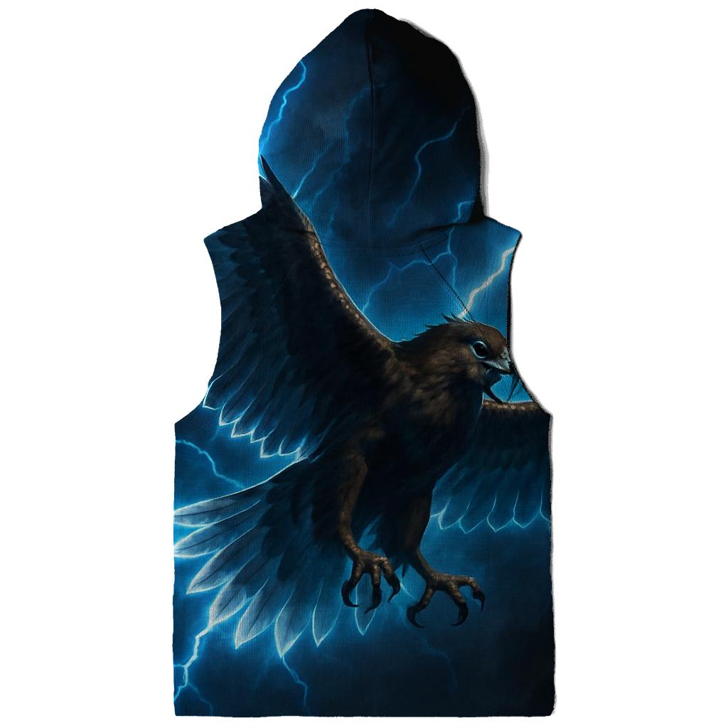 Silver Thunder Hawk heavyweight hoodies