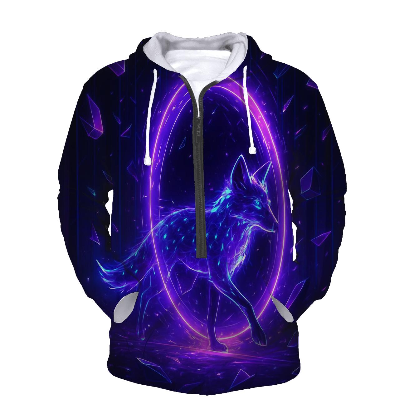 Quantum Fox Portal lightweight hoodies
