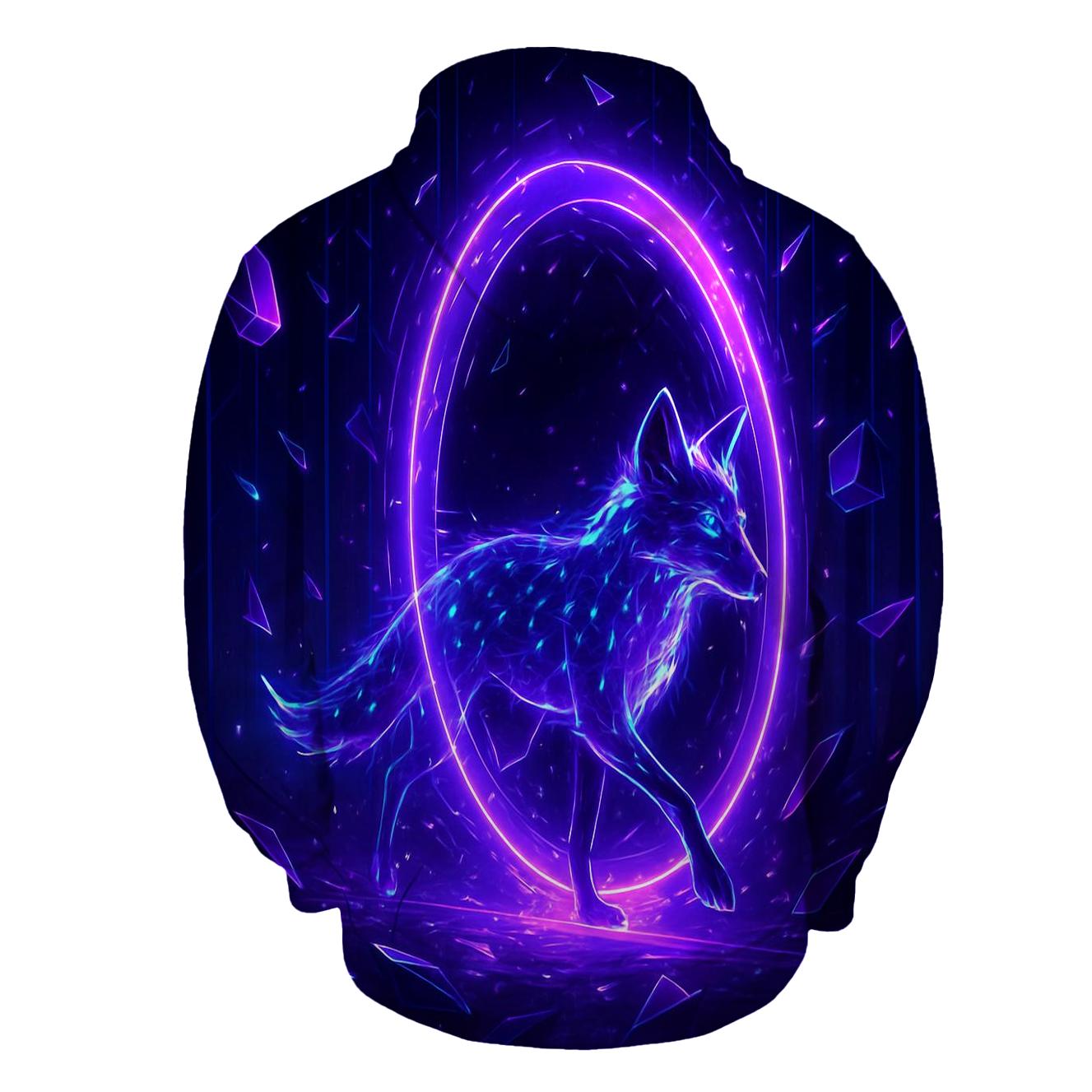 Quantum Fox Portal lightweight hoodies