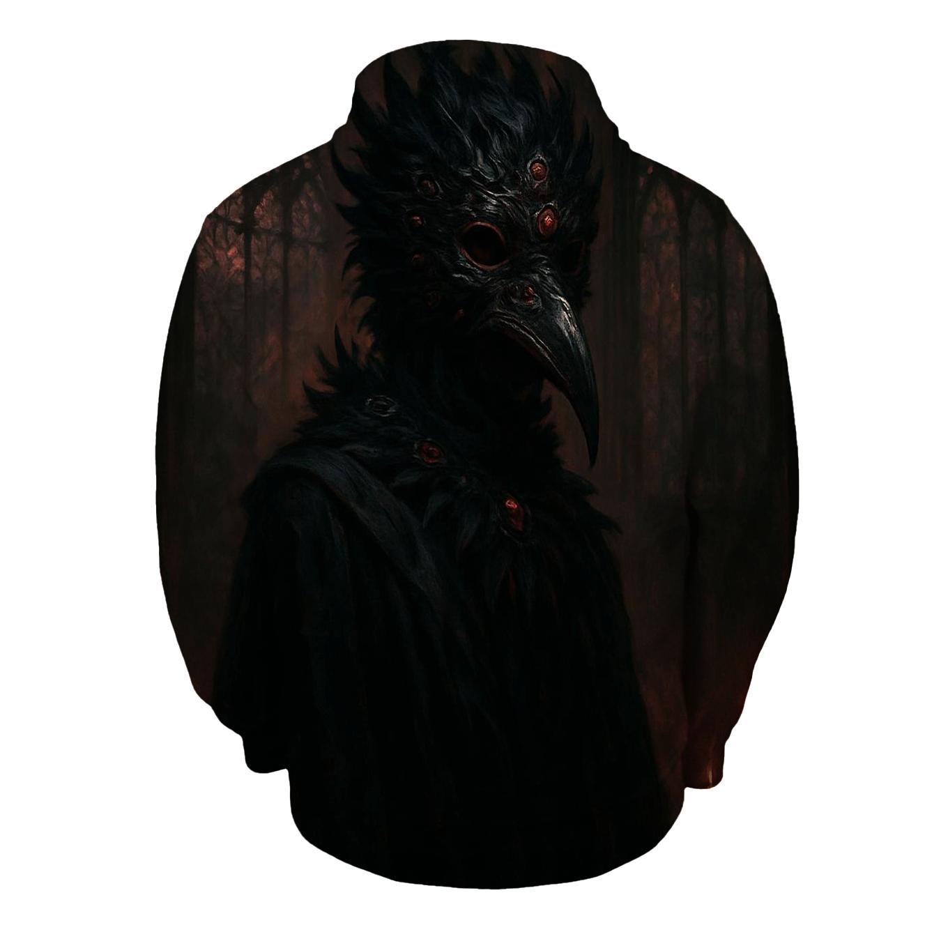 Gothic Raven Masquerade hoodie styles