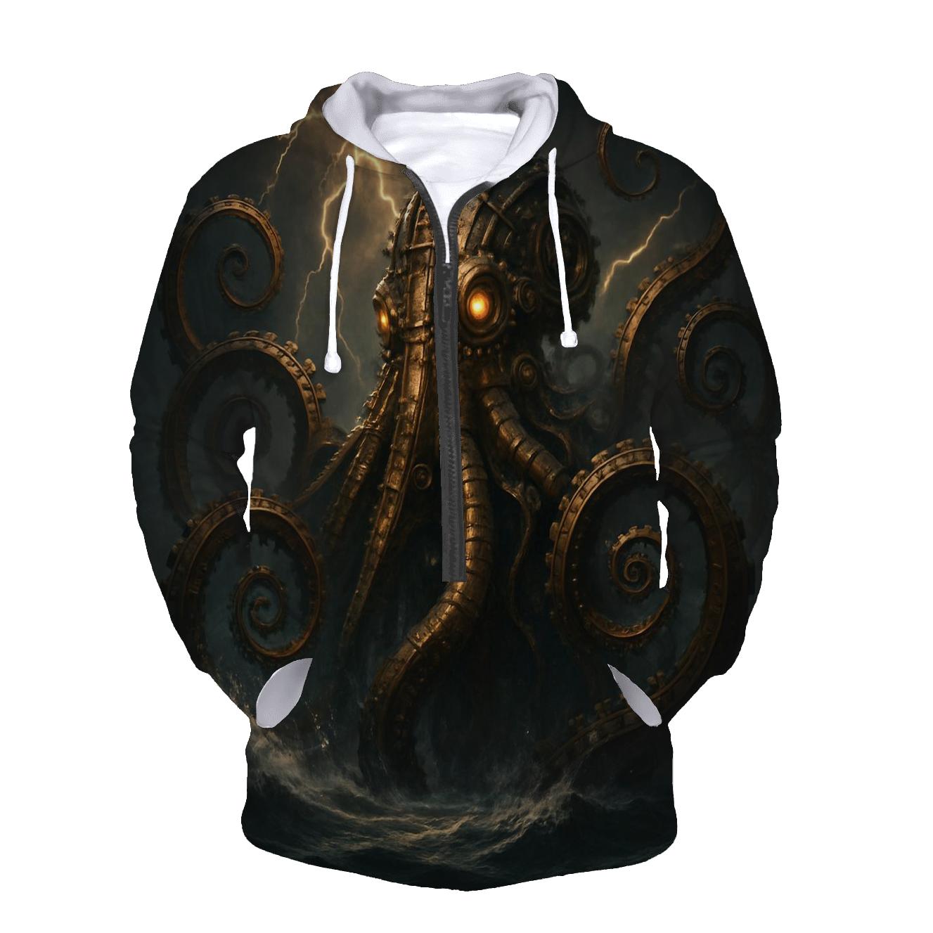 The Clockwork Kraken lightweight hoodies