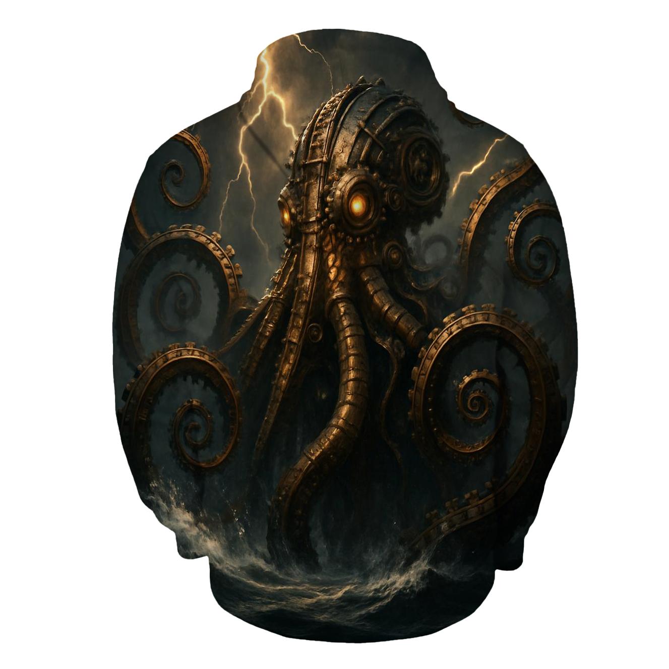 The Clockwork Kraken lightweight hoodies