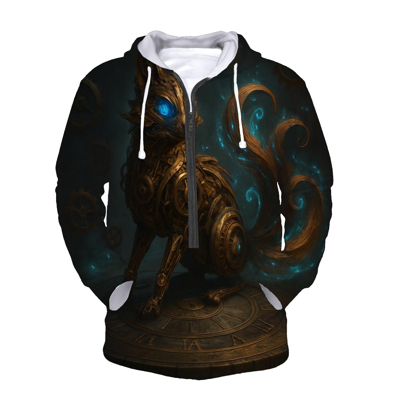 Arcane Clockwork Fox graphic hoodies